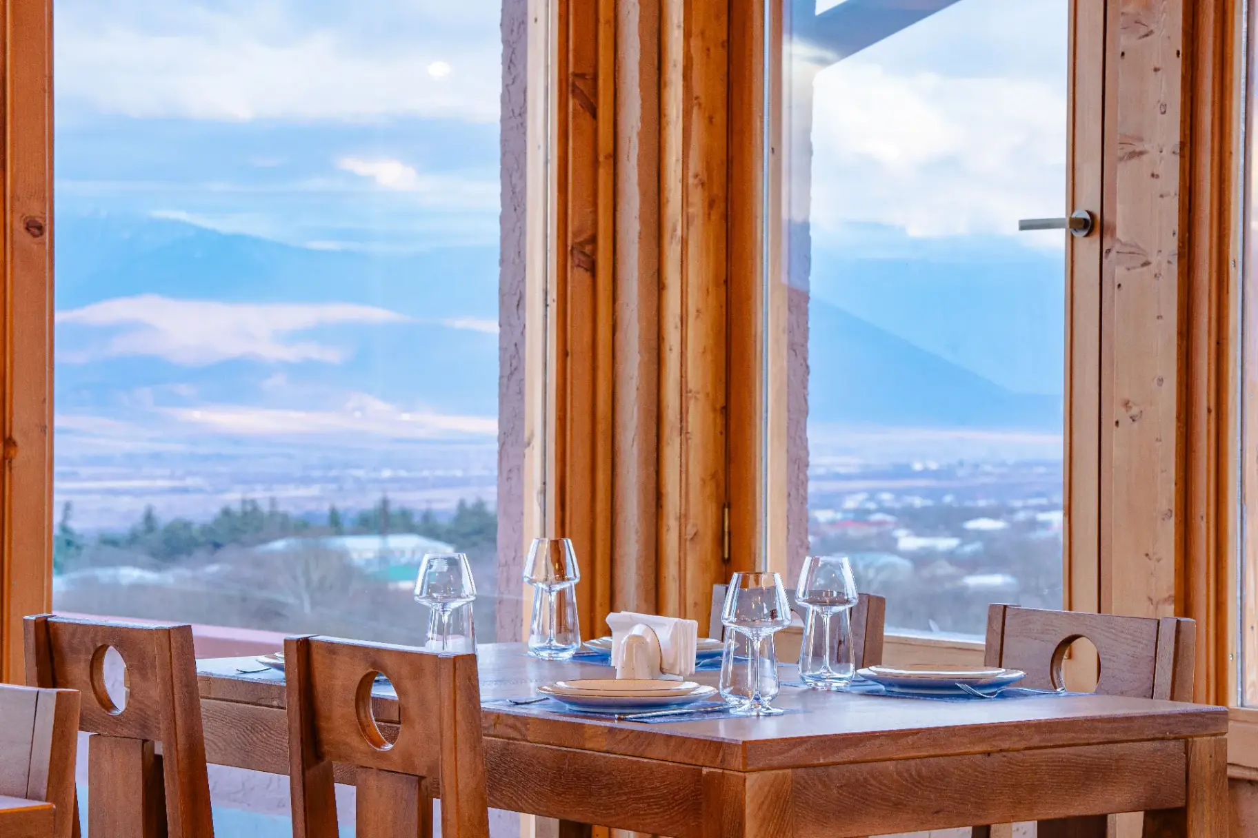 Georgian cuisine in Kakheti at Hotel Serodani Restaurant