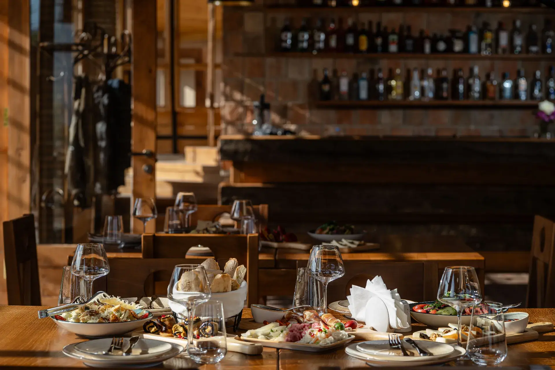 Georgian cuisine in Kakheti at Hotel Serodani Restaurant