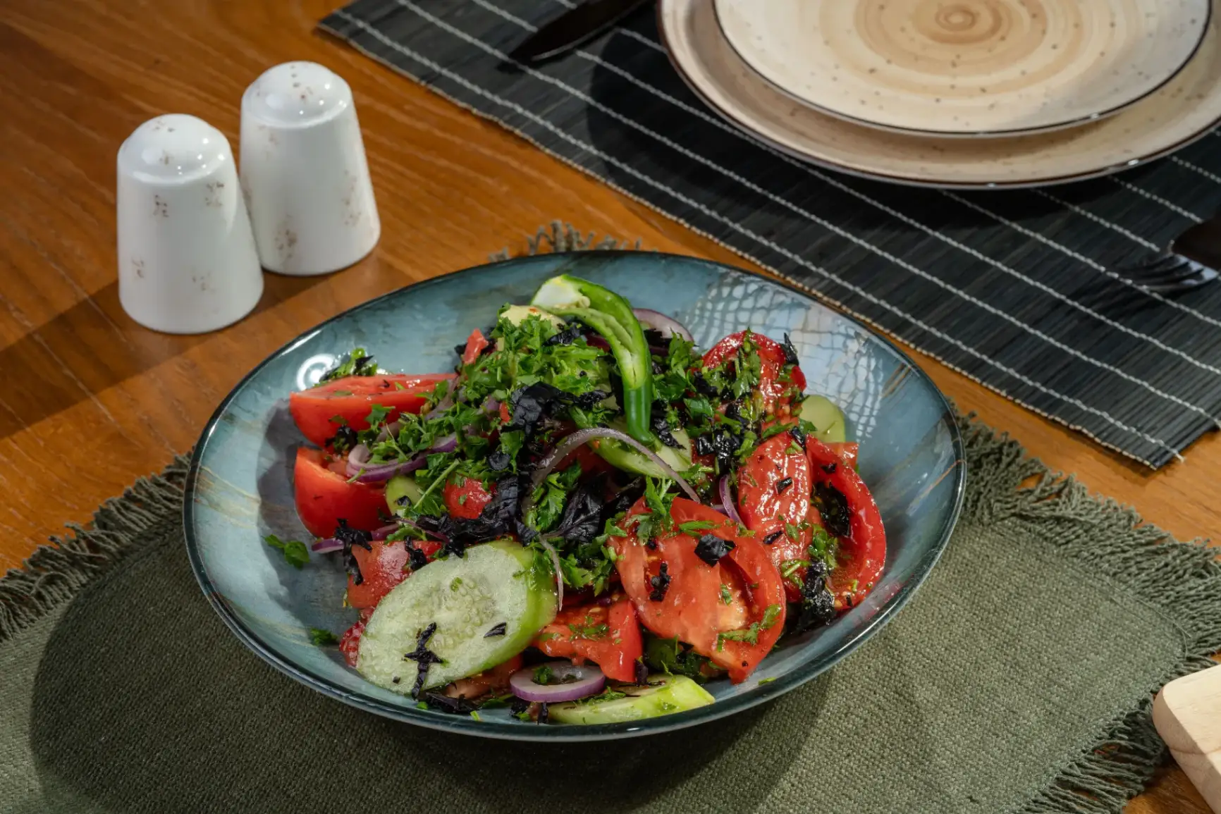 Georgian cuisine in Kakheti at Hotel Serodani Restaurant