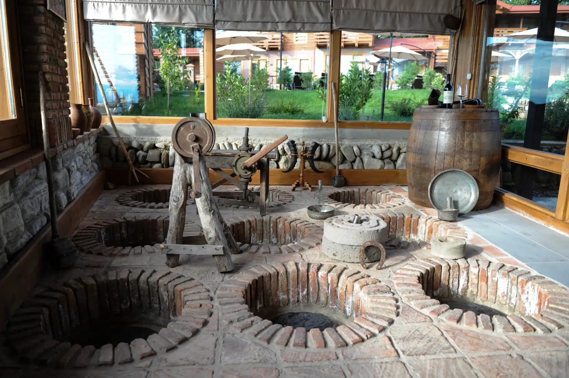 Traditional wine tasting in Kakheti at Hotel Serodani
